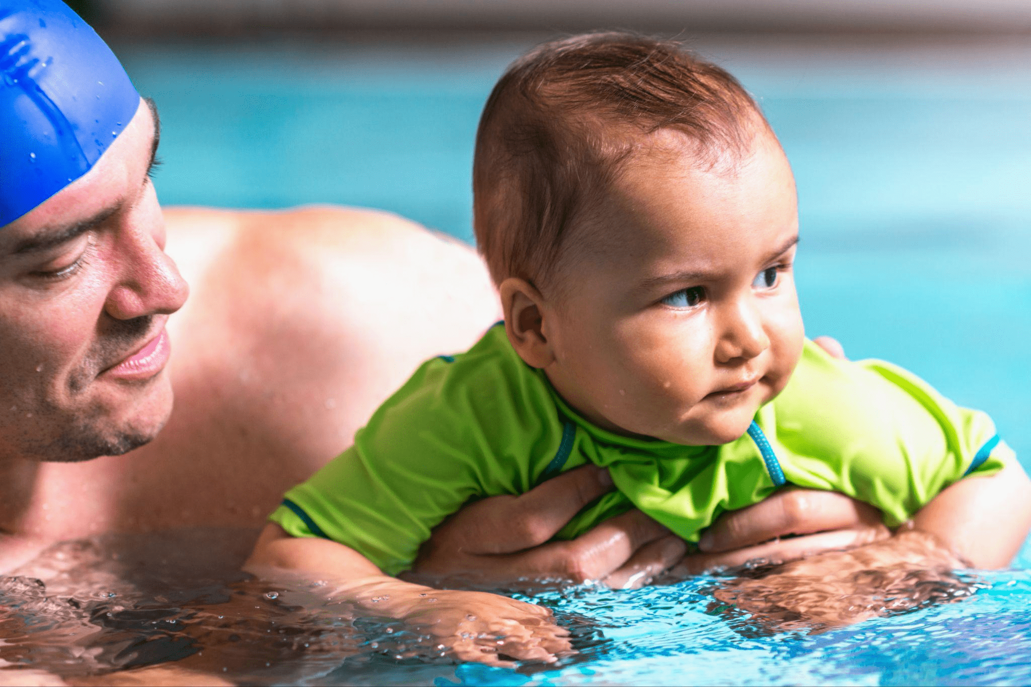 séance de bébés nageurs à sainte-eulalie
